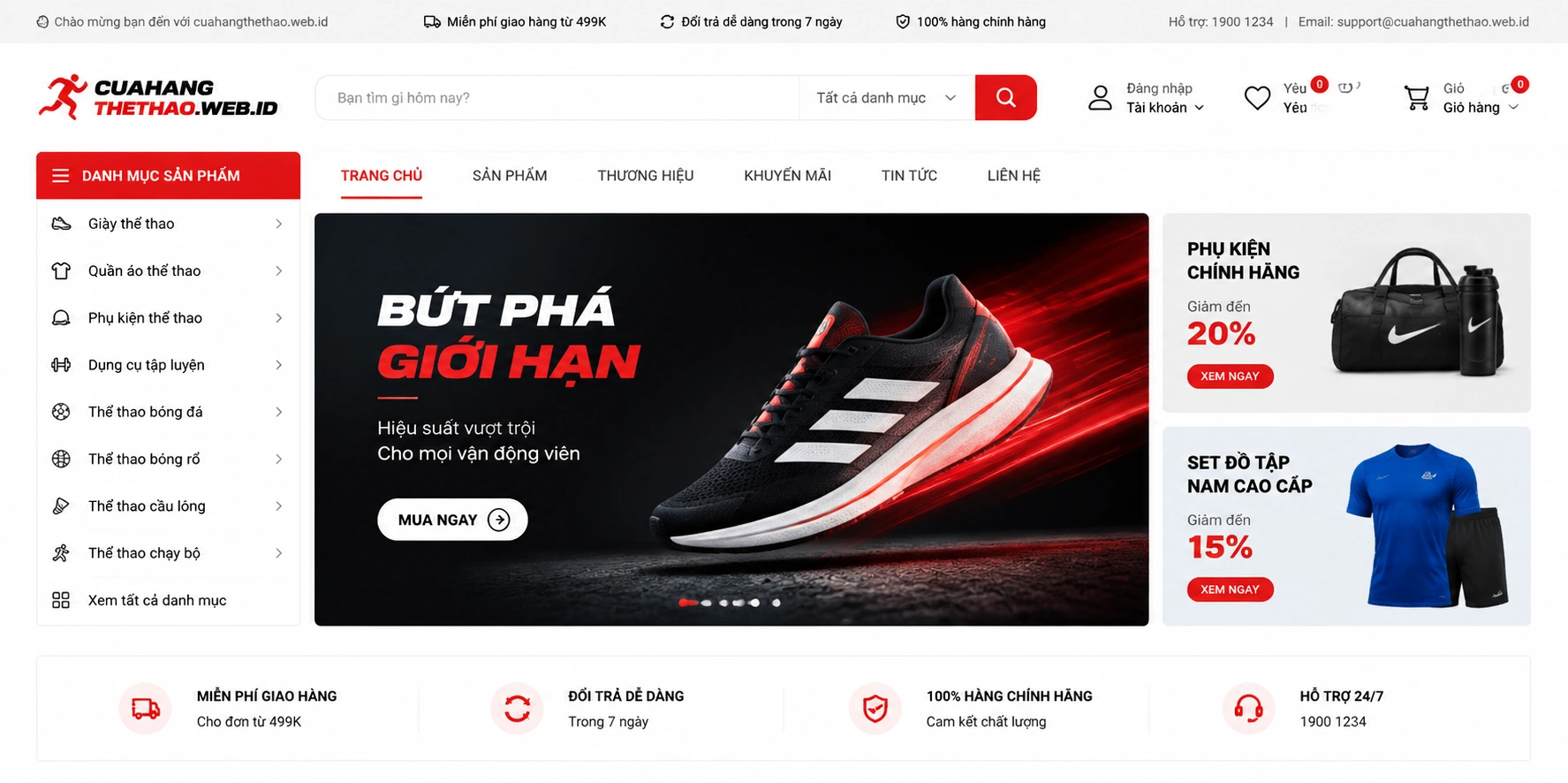 Mục bảng xếp hạng bóng đá